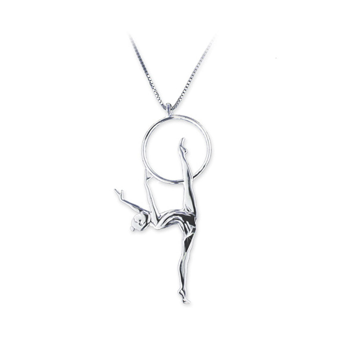Necklace with pendant in silver