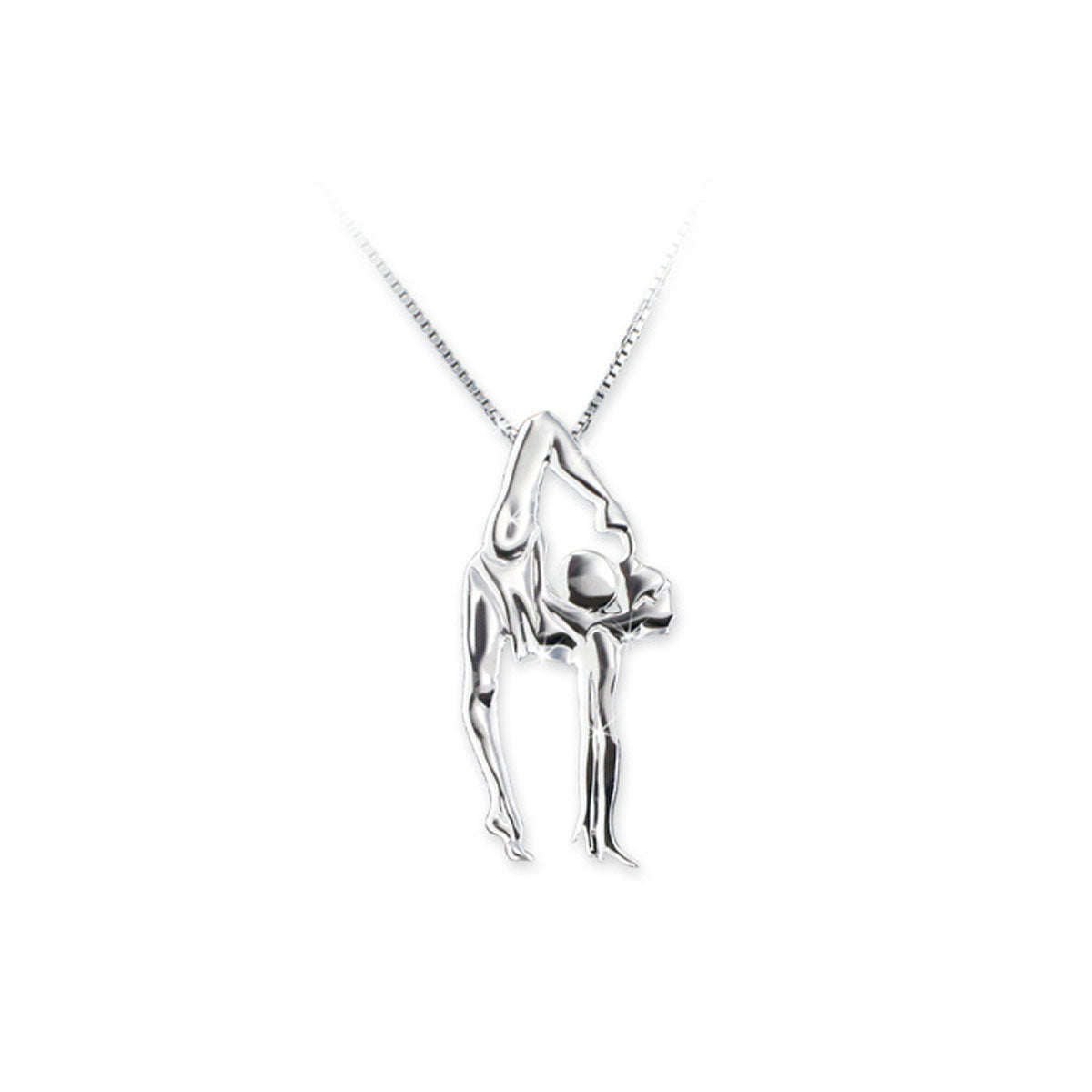 Necklace with pendant in silver
