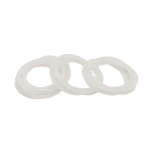 Pack of 12 silicone elastic hair bands