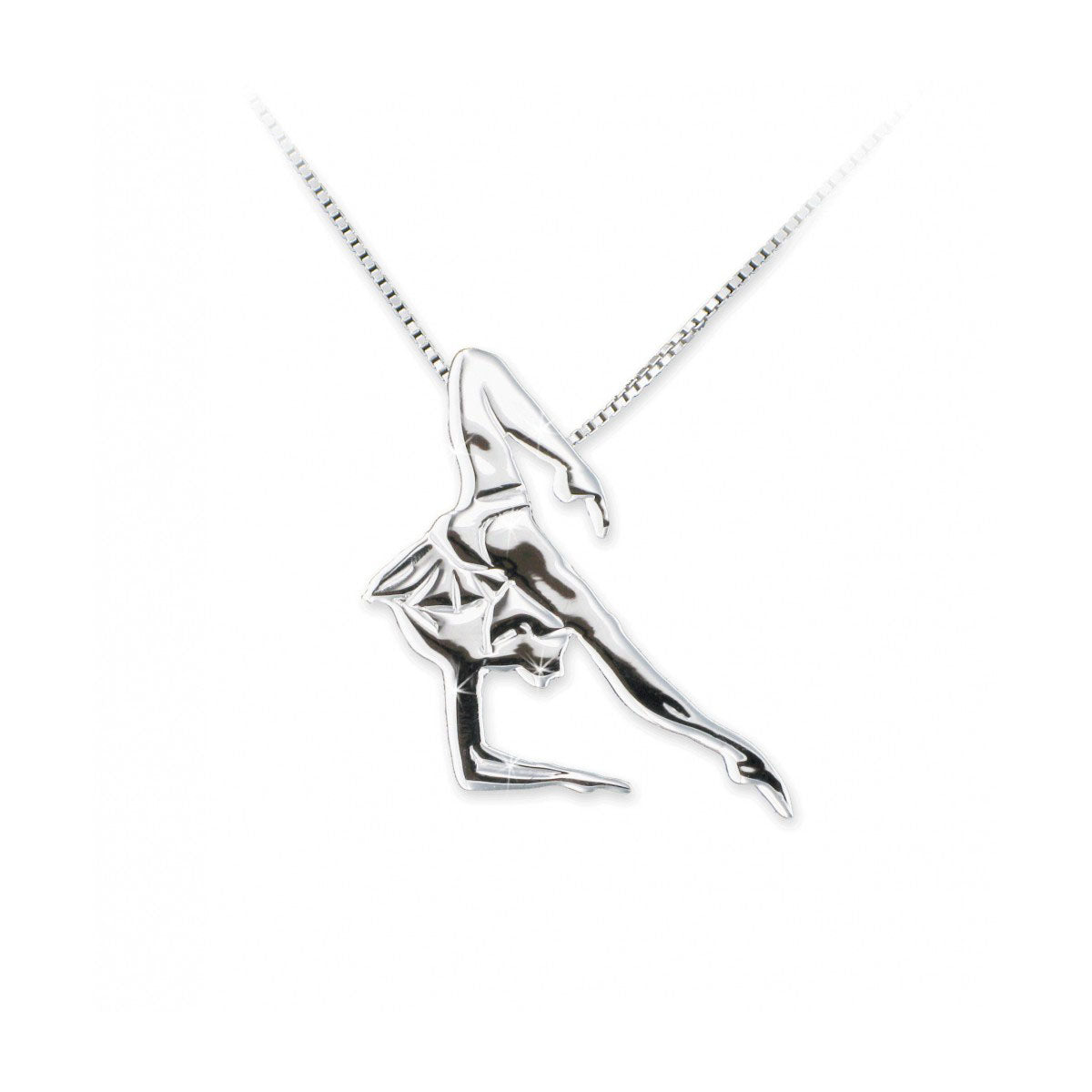 Necklace with pendant in silver