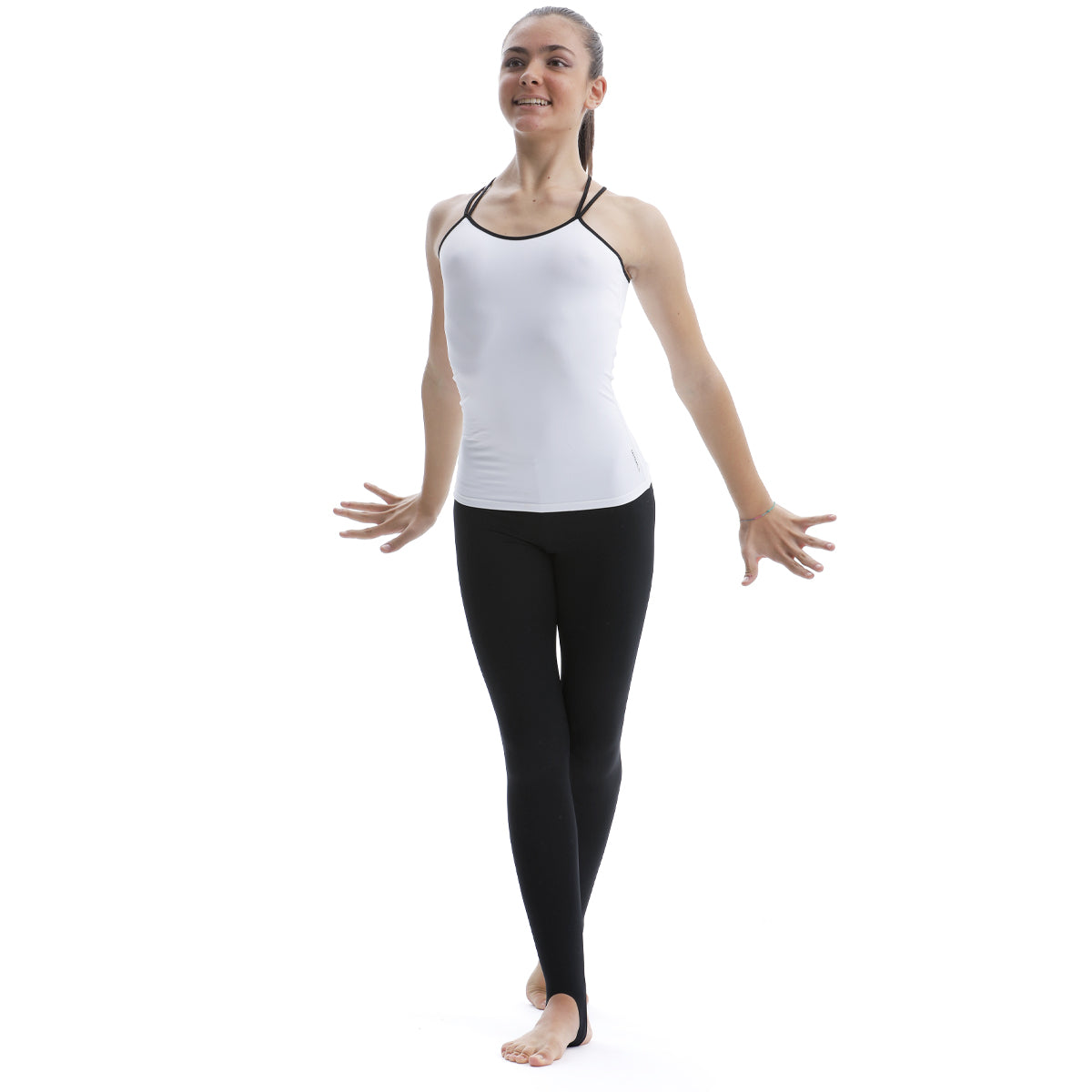 Dynamic criss cross back tank top
