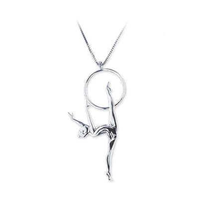 Necklace with pendant in silver