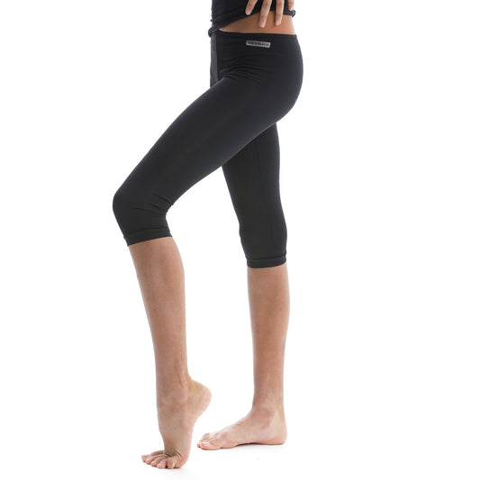 Microfiber cropped leggings