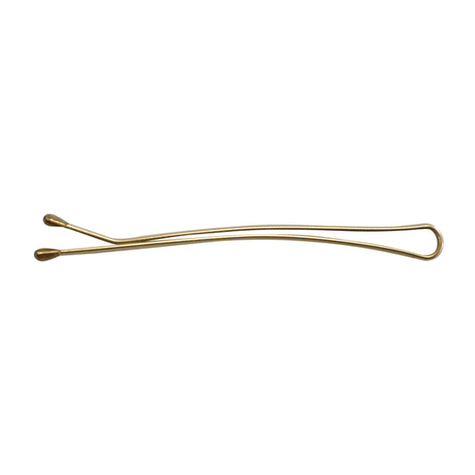 Pack of gold-colored bobby pins